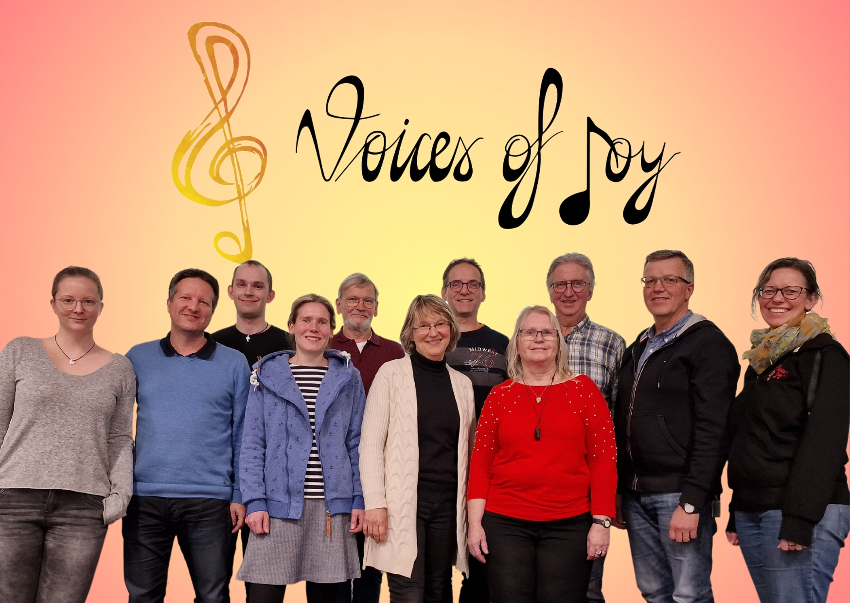 Der Vorstand von Voices of Joy